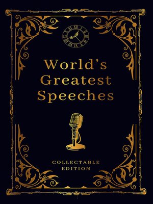 cover image of World's Greatest Speeches (Deluxe Hardbound Edition)